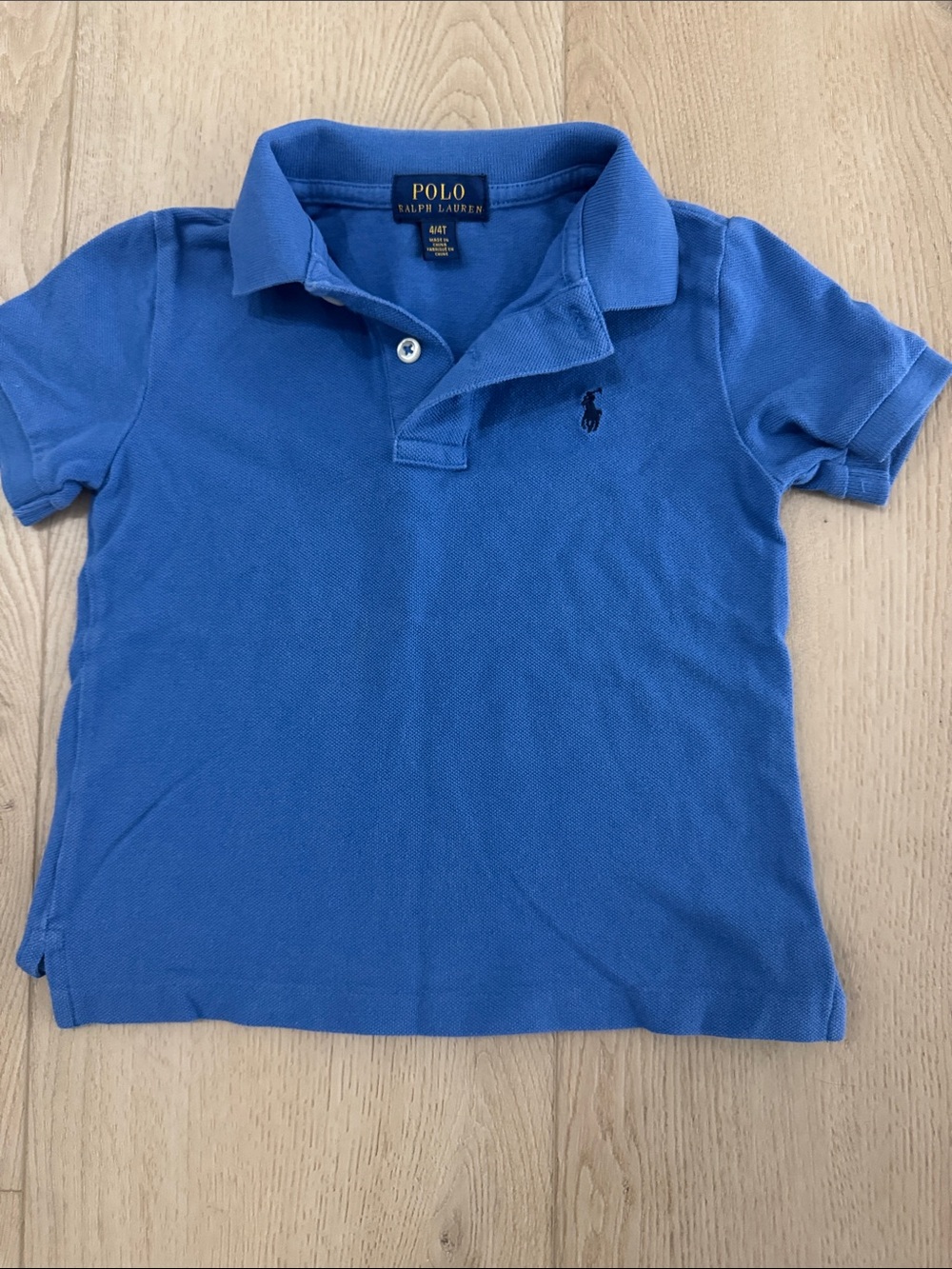 4/4T - Polo by Ralph Lauren Boys Blue Short Sleeve Polo